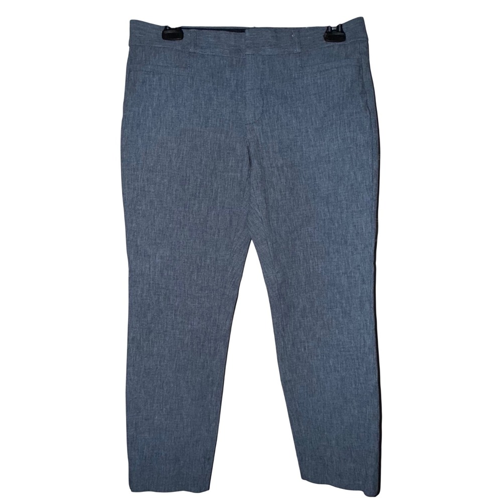 Banana Republic‎ Sloan Pants Womens 4S Blue Slim Fit Career Dress Trousers